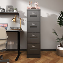Load image into Gallery viewer, Premium Drawer File Cabinet With Lock, Metal Vertical Design, A4 Legal / Letter Size