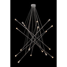 Load image into Gallery viewer, Multi Light Metal Dimmable Chandelier - Silver