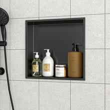 Load image into Gallery viewer, Stainless Steel Shower Niche With Seamless Design For Bathroom Storage
