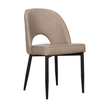 Load image into Gallery viewer, Slipcovered Upholstered Faux Leather Dining Side Chairs (Set of 2) - Light Gray