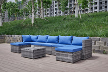 Load image into Gallery viewer, Patio Sofa With Cushions