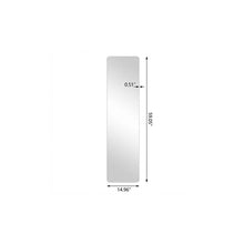 Load image into Gallery viewer, Square Frameless Full Length Hanging Mirror (721655) - Clear
