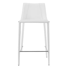 Load image into Gallery viewer, Steel Low Back Counter Height Bar Chair - White