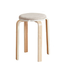 Load image into Gallery viewer, Stackable Round Backless Stools (Set of 4)