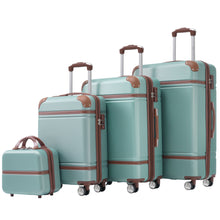 Load image into Gallery viewer, Hardshell Luggage Sets 4 Pieces 20" / 24" / 28" Luggages And Cosmetic Case Spinner Suitcase With Tsa Lock Lightweight