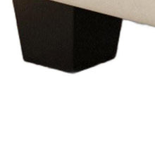 Load image into Gallery viewer, 32" Velvet Tufted Storage Ottoman - Beige / Black