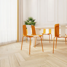 Load image into Gallery viewer, Modern Striped Blocking Single Chairs, Waterproof And Fade Resistant (Set of 4)