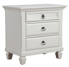 Load image into Gallery viewer, Plantation 3 Drawer Nightstand - White