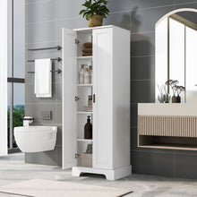 Load image into Gallery viewer, Storage Cabinet With Adjustable Shelves, 2 Doors, Rectangle Design For Bathroom