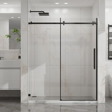 Load image into Gallery viewer, Frameless Tub Sliding Shower Door With Easy Clean Coating