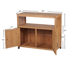 Load image into Gallery viewer, Patio Bar Table Set With Storage