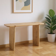Load image into Gallery viewer, 52" Solid Wood Solid Console Table - Brown