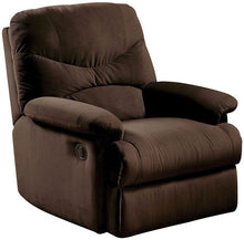 Load image into Gallery viewer, Microfiber Recliner - Chocolate