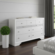 Load image into Gallery viewer, Nine Drawer Triple Dresser - White