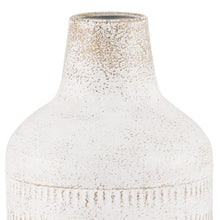 Load image into Gallery viewer, Geometric Cylinder Table Vase (608319) - Off White / Off White