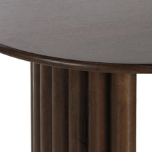 Load image into Gallery viewer, 67" Solid Wood Double Pedestal Base Oval Dining Table - Walnut