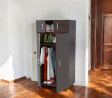 Load image into Gallery viewer, 32" Melamine Mirro Combo Dresser - Espresso