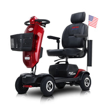 Load image into Gallery viewer, Max Plus - 4 Wheels Outdoor Compact Mobility Scooter With 2 Pieces X 20Ah Lead Acid Battery, 16 Miles, Cup Holders & USB Charger Port