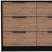 Load image into Gallery viewer, Modern Rustic Dresser - Black / Natural