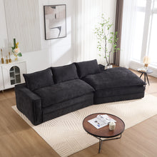 Load image into Gallery viewer, Modern Minimalist Modular Sectional Sofa With Deep Seats And Right Facing Chaise