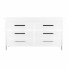 Load image into Gallery viewer, Six Drawer / Double Dresser - White