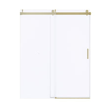 Load image into Gallery viewer, Frameless Soft-Closing Shower Door, 1/4" (6 Mm) Tempered Glass Single Sliding With Explosion Proof Coating