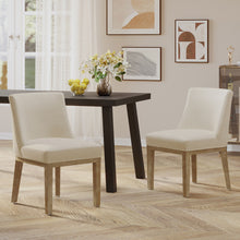 Load image into Gallery viewer, Modern Dining Chair With Durable Fabric Upholstery And Sturdy Wooden Frame (Set of 2)