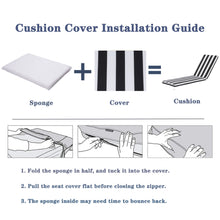 Load image into Gallery viewer, Outdoor Lounge Chair Cushion Replacement Patio Funiture Seat Cushion Chaise Lounge Cushion