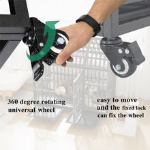 Load image into Gallery viewer, Heavy Duty Dog Crate Lockable Wheels