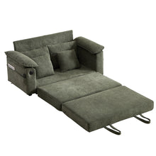 Load image into Gallery viewer, Upholstered Futon Convertible Floor Sofa Bed