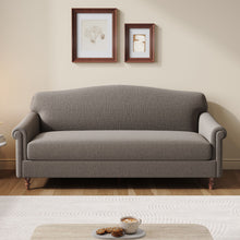 Load image into Gallery viewer, Loveseat Sofa With Rolled Arm For Living Room - Brown