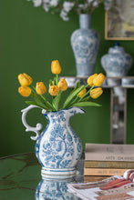 Load image into Gallery viewer, Round Table With Elegant Foral Design And Mirrored