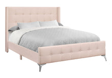 Load image into Gallery viewer, Queen Size Bed Upholstered - Pink