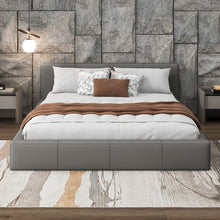 Load image into Gallery viewer, Stylish Upholstered Bed With Birch Wood Frame