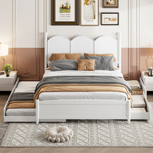 Load image into Gallery viewer, Platform Bed With With 2 Big Drawers And Trundle