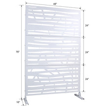Load image into Gallery viewer, Outdoor & Indoor Privacy Screen Metal Privacy Screen