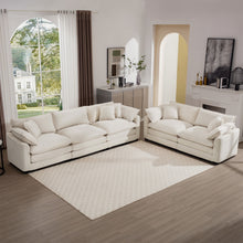 Load image into Gallery viewer, Elegant Oversized Sectional Sofa Set With Deep Seats And Flexible Layout