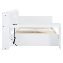 Load image into Gallery viewer, Daybed With 3 Drawers USB Ports And Desk