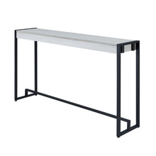 Load image into Gallery viewer, Distressed Sled Console Table - White / Black