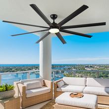 Load image into Gallery viewer, Super Large Black Ceiling Fan With Remote Control - Black