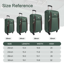 Load image into Gallery viewer, 4 Piece Set Softshell Luggage