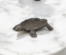 Load image into Gallery viewer, 7" Turtle Cast Iron Vanity Tray - Black