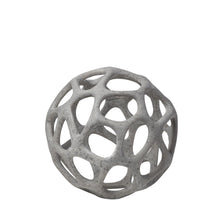 Load image into Gallery viewer, Abstract Decorative Orb Tabletop Sculpture - Gray