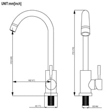 Load image into Gallery viewer, Modern Kitchen Sink Faucet With Single Handle