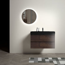 Load image into Gallery viewer, Alice - Bathroom Vanity Wall Mounted With Sink, Large Storage Floating Bathroom Vanity For Modern Bathroom, One-Piece Sink Basin Without Drain And Faucet