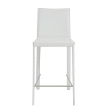 Load image into Gallery viewer, Steel Low Back Counter Height Bar Chairs (Set of 2) - White
