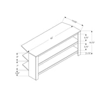 Load image into Gallery viewer, TV Stand, Console, Media Entertainment Center, 3 Storage Shelves