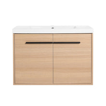 Load image into Gallery viewer, Bathroom Vanity Set With Resin Countertop Sink, 2 Doors