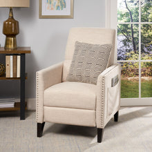 Load image into Gallery viewer, Kiersten - Contemporary Fabric Pushback Recliner