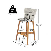 Load image into Gallery viewer, Lymington - Outdoor Bar Stool (Set of 2)